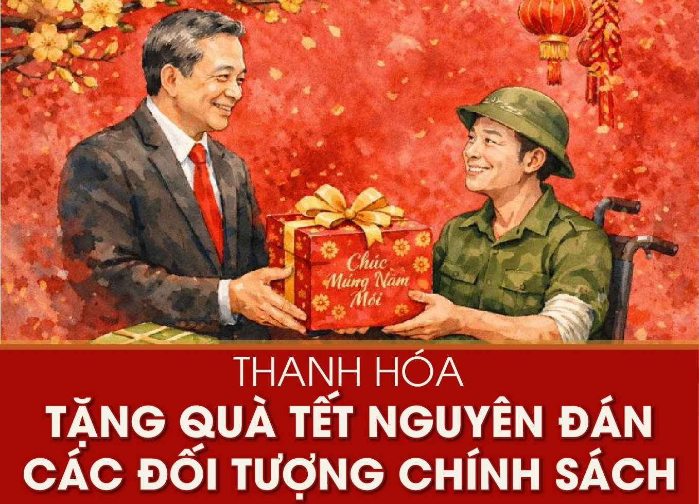 Thanh Hóa tặng quà Tết Nguyên đán cho các đối tượng chính sách