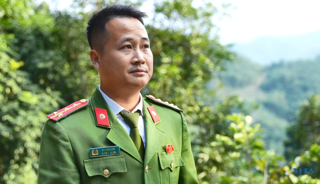 Đại úy Hà Văn Đức - Người chiến sĩ công an hết lòng phục vụ Nhân dân