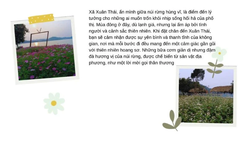 Một lần trải nghiệm du lịch cộng đồng xã Xuân Thái