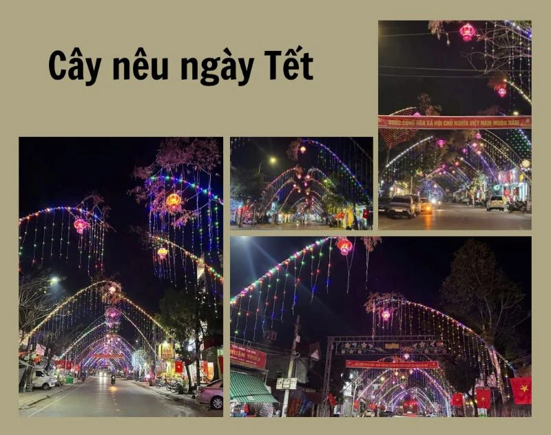 Cây nêu gọi Tết về