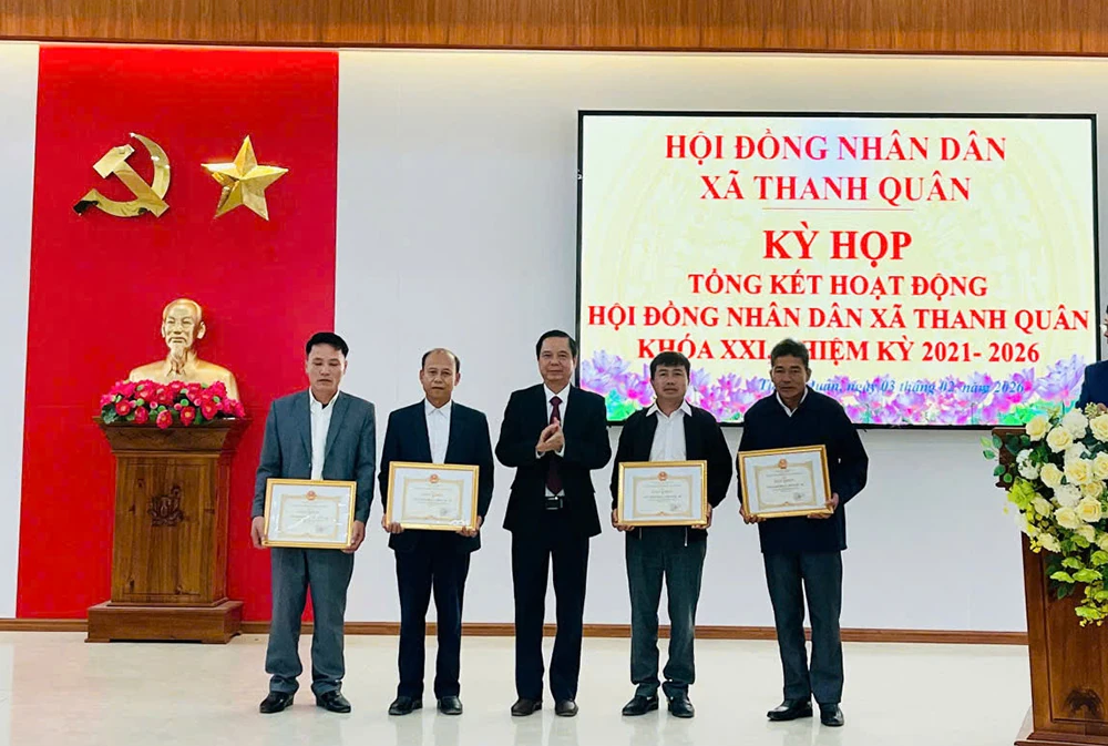 HĐND xã Thanh Quân tổng kết nhiệm kỳ 2021-2026