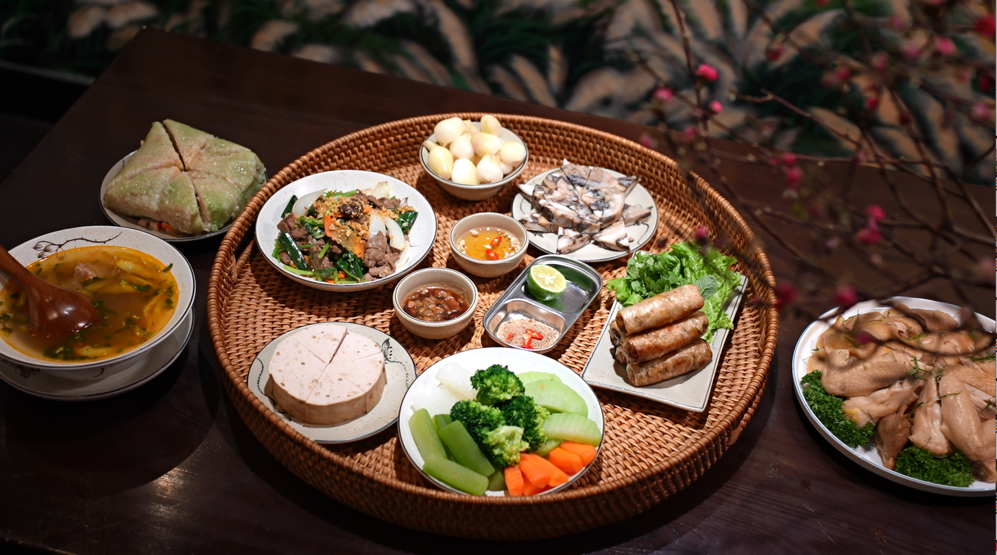 Mâm cỗ ngày Tết