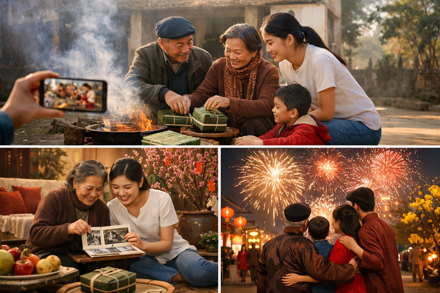 Khi tết cũ chạm nhịp mới