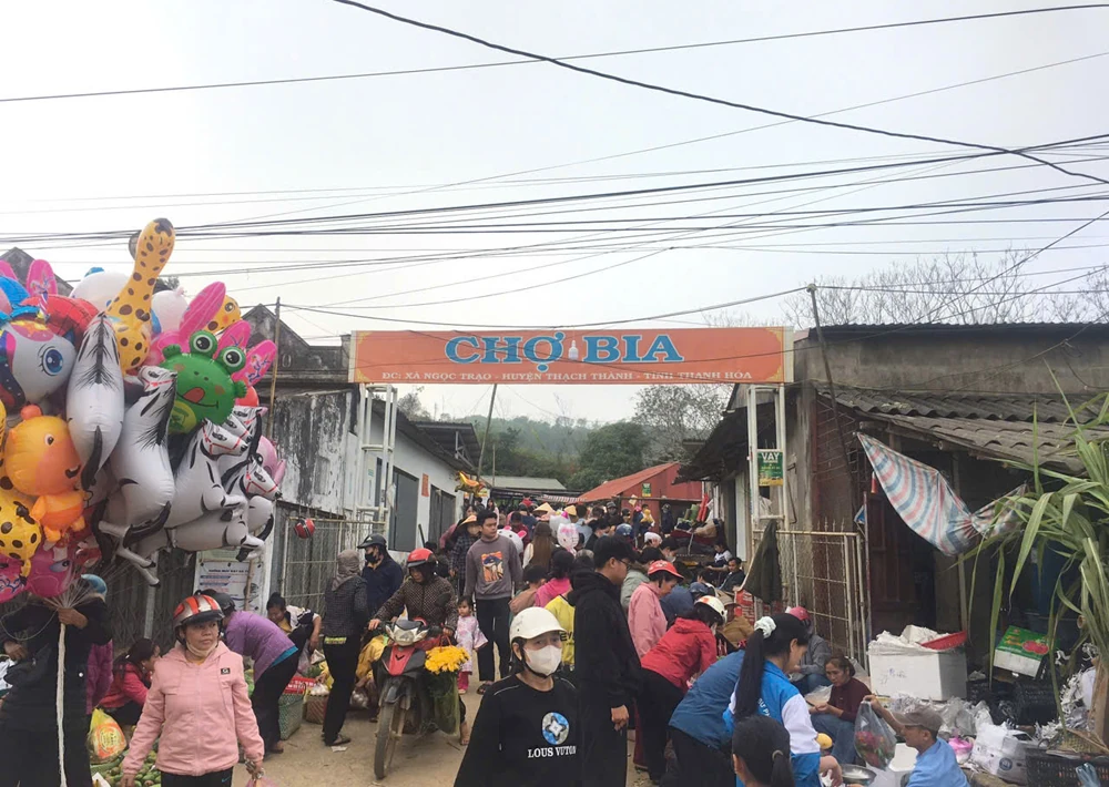 Chợ Bia ngày cuối năm