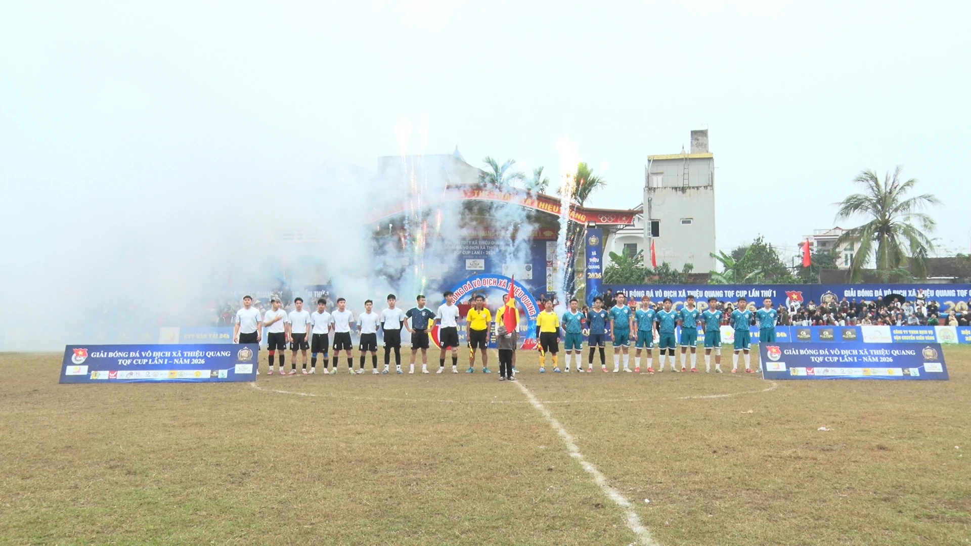 Giải bóng đá vô địch xã Thiệu Quang TQF Cup lần thứ I, năm 2026 thành công rực rỡ