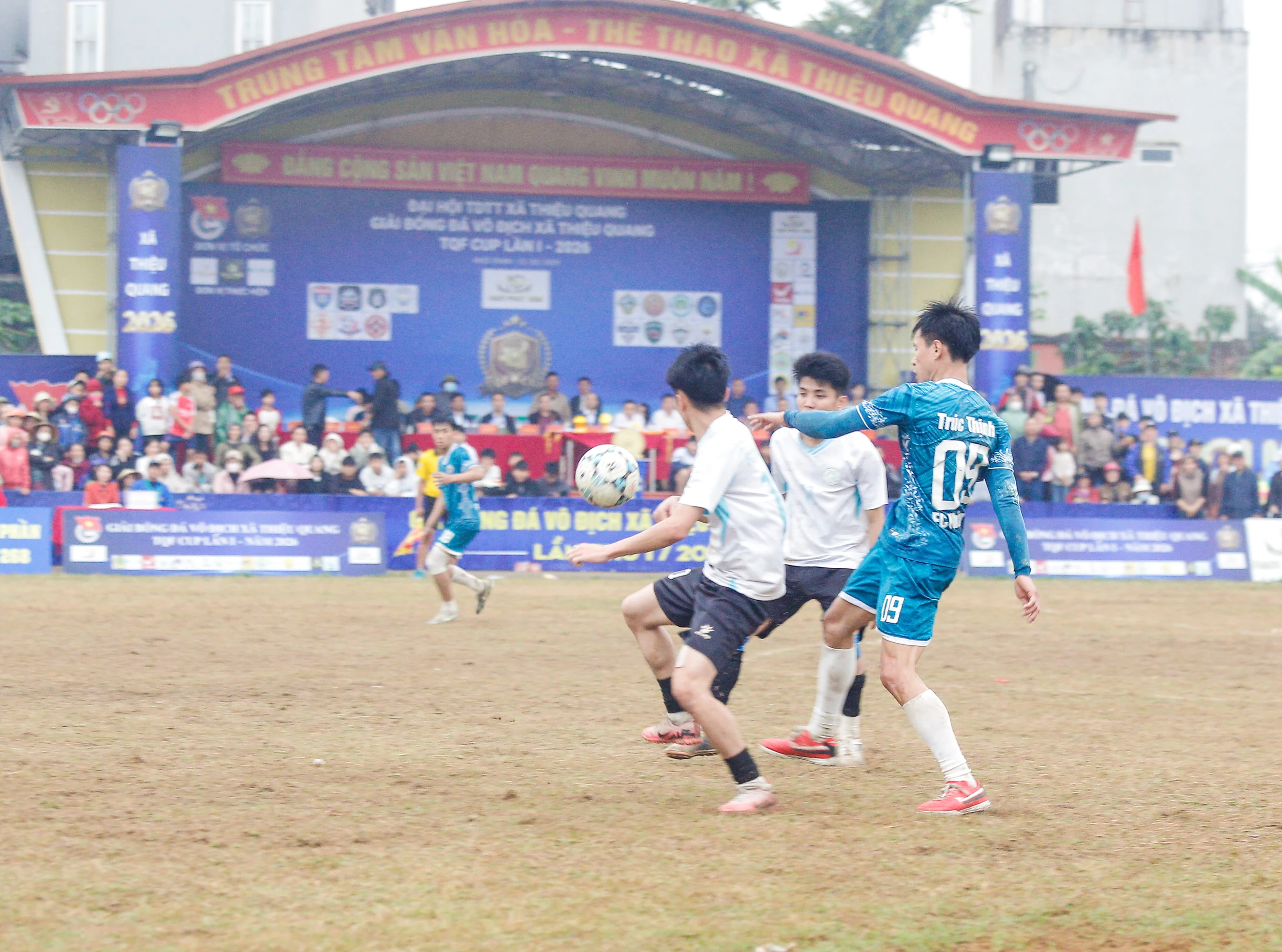 Giải bóng đá vô địch xã Thiệu Quang TQF Cup lần thứ I, năm 2026 thành công rực rỡ