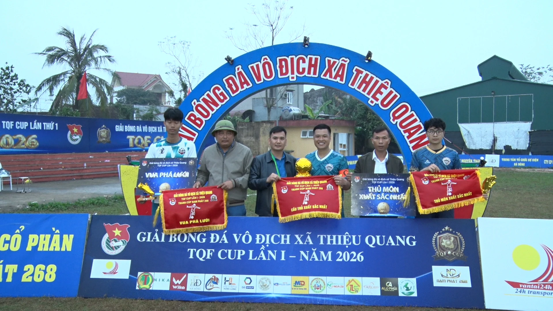 Giải bóng đá vô địch xã Thiệu Quang TQF Cup lần thứ I, năm 2026 thành công rực rỡ