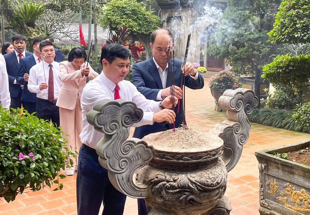 Lễ dâng hương Trung Túc Vương Lê Lai năm 2026