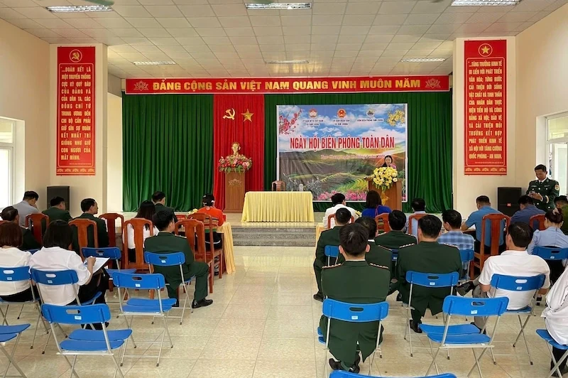 Xã Tam Chung sơ kết phong trào toàn dân tham gia bảo vệ chủ quyền, an ninh biên giới quốc gia