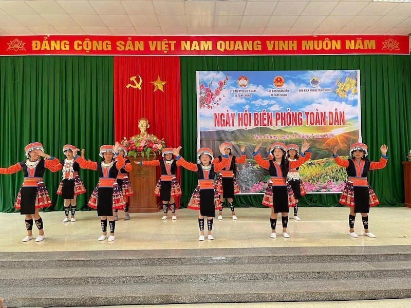 Xã Tam Chung sơ kết phong trào toàn dân tham gia bảo vệ chủ quyền, an ninh biên giới quốc gia