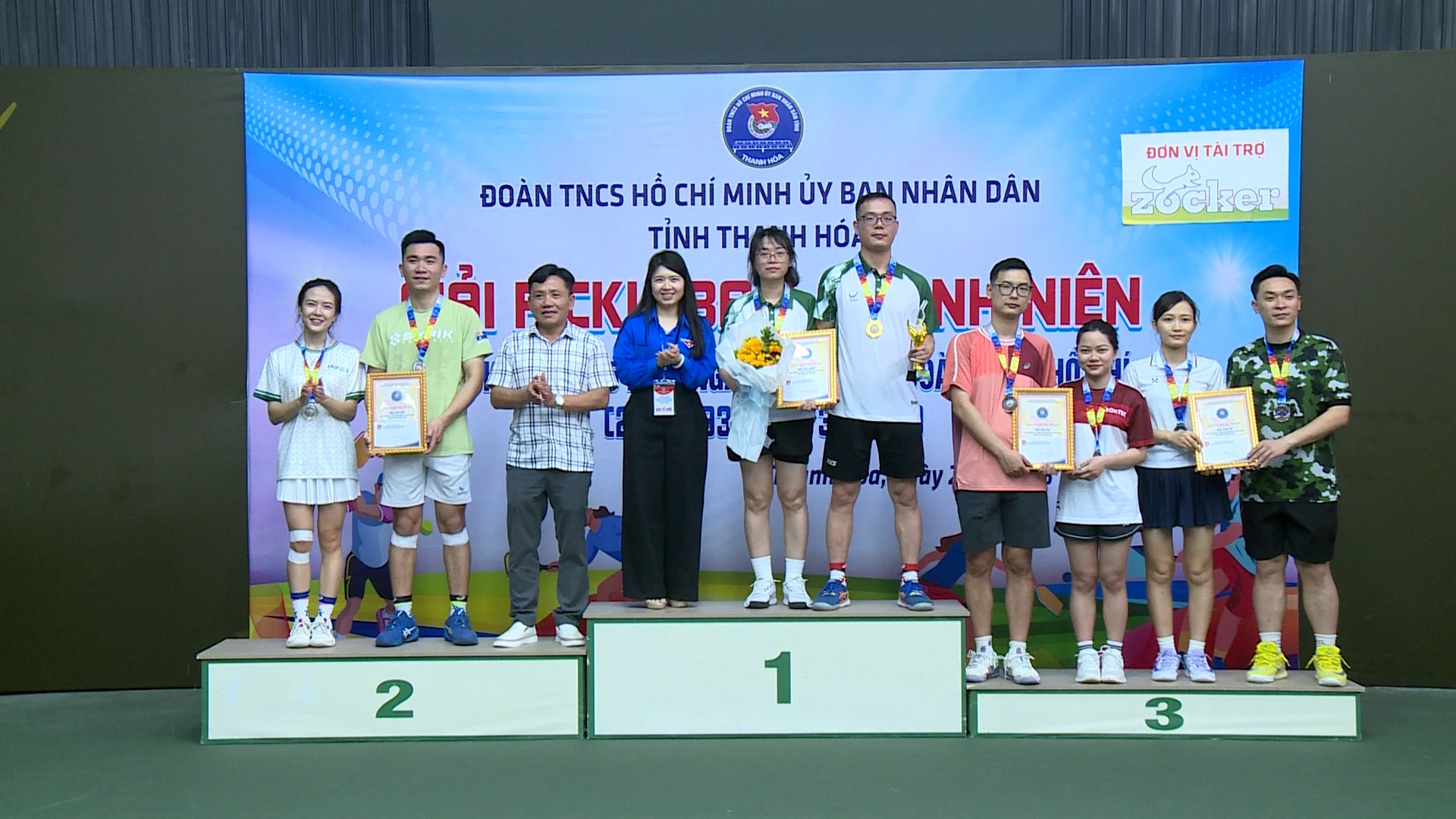 Sôi động giải pickleball cán bộ Đoàn UBND tỉnh, chào mừng kỷ niệm 95 năm Ngày thành lập Đoàn TNCS Hồ Chí Minh