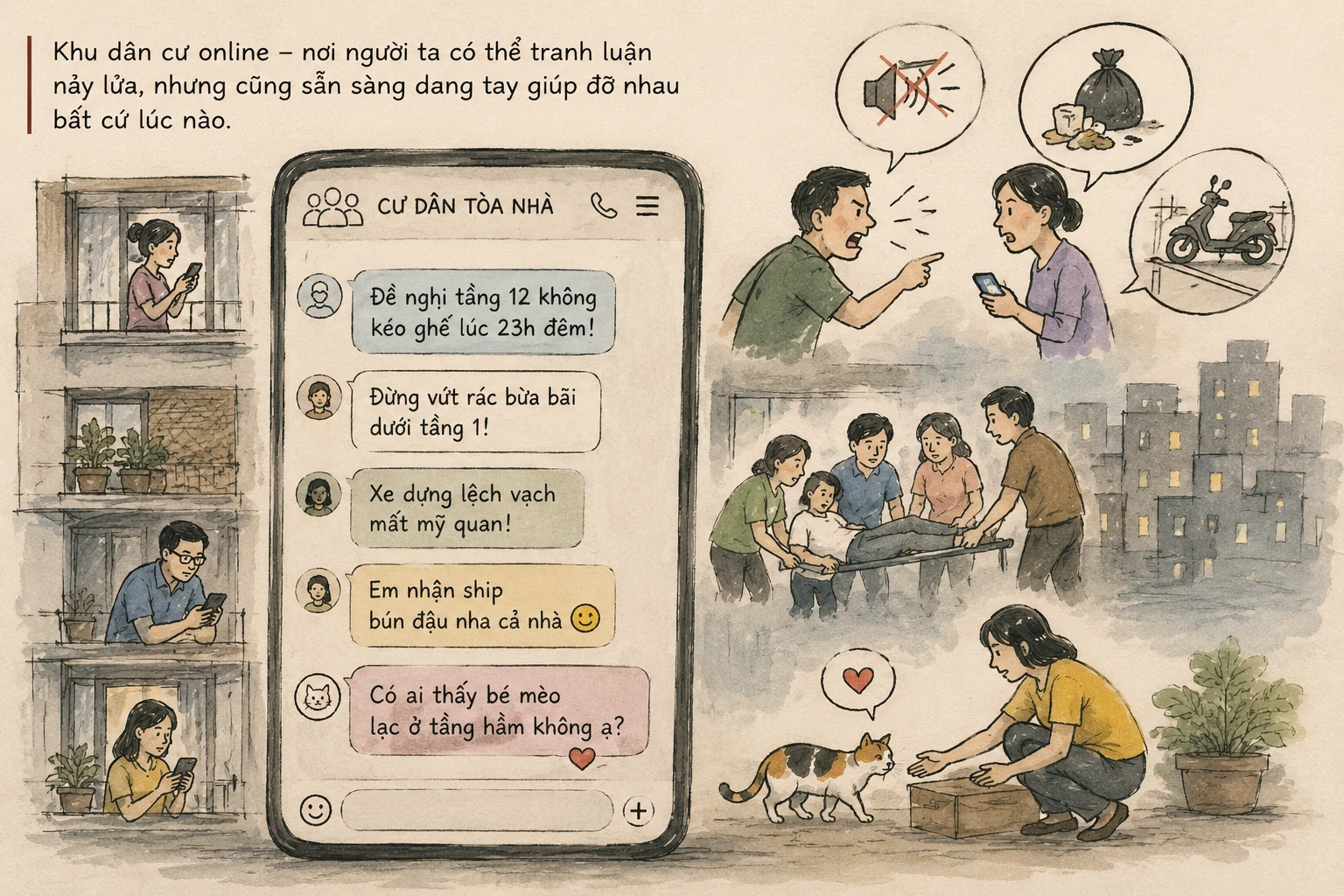 Chuyện làng - Chuyện phố: Hội đồng cư dân online
