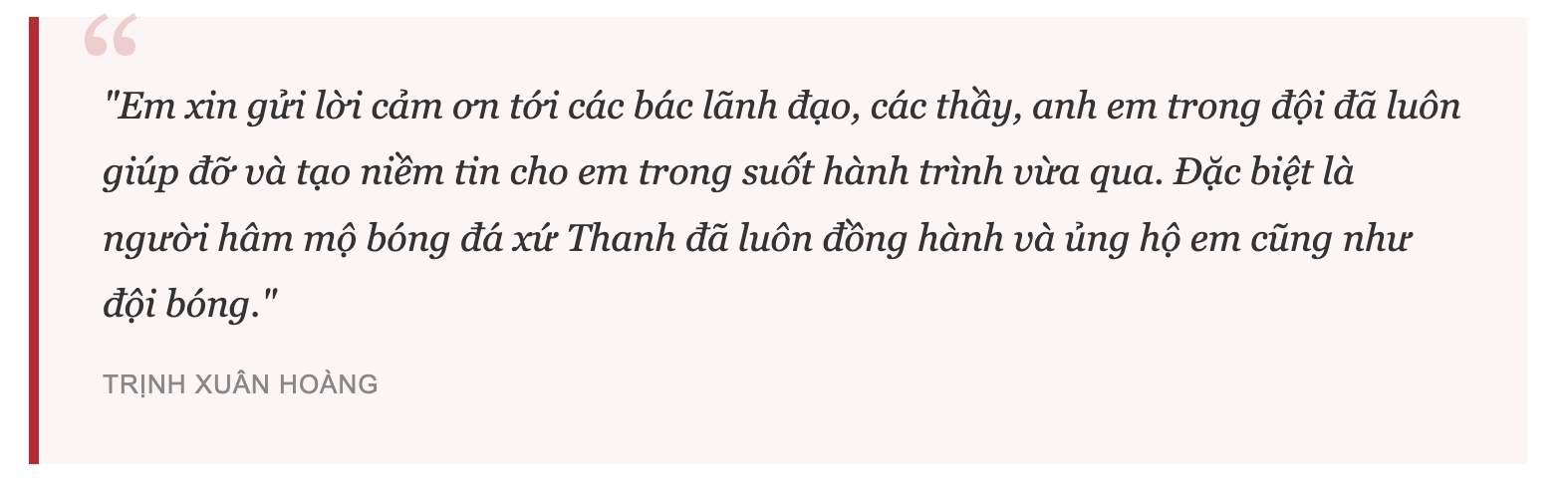 Dòng chữ viết vội của Xuân Hoàng và hành trình không thể quên cùng U23 Việt Nam