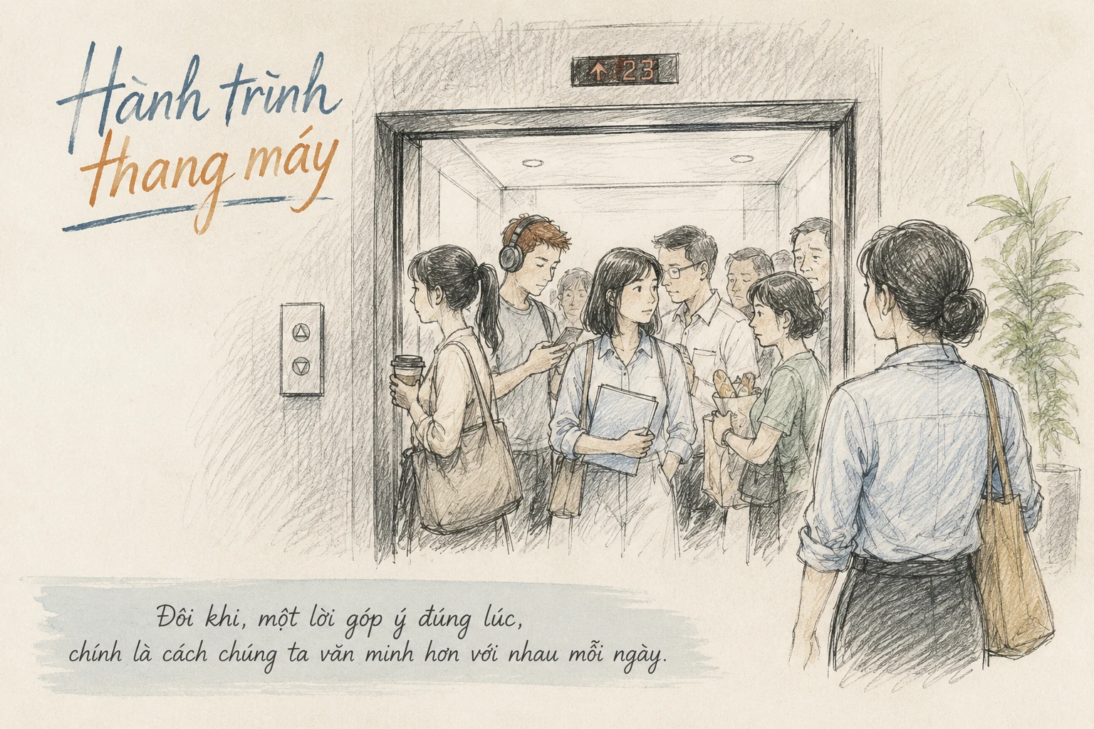 Chuyện trong thang máy