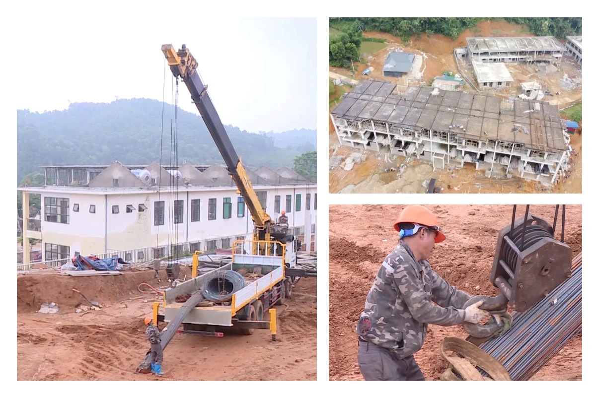 Cao điểm “100 ngày đêm” hoàn thành trường nội trú vùng biên