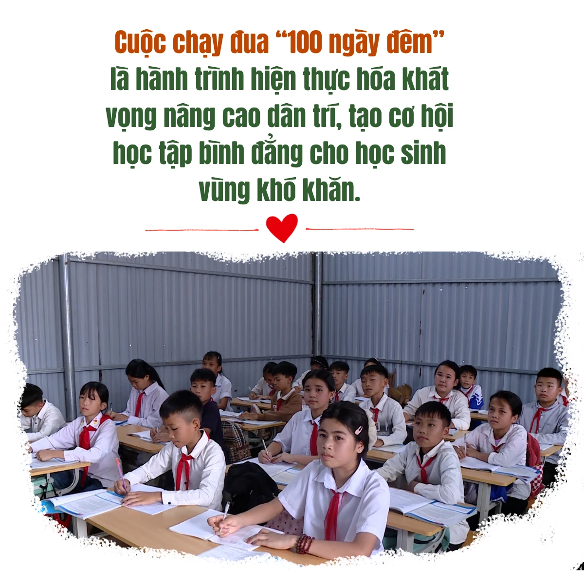 Cao điểm “100 ngày đêm” hoàn thành trường nội trú vùng biên