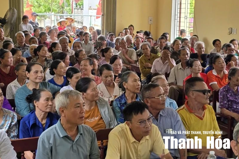 Xã Quảng Chính tạo đồng thuận trong sắp xếp thôn