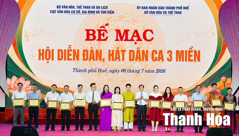 Đoàn nghệ nhân dân gian Thanh Hóa giành nhiều giải cao tại Hội diễn “Đàn, hát dân ca 3 miền”
