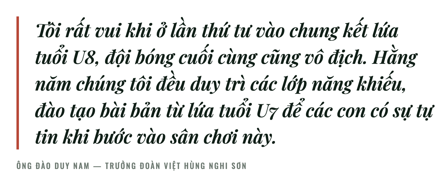 Nửa thập kỷ ươm mầm những giấc mơ sân cỏ