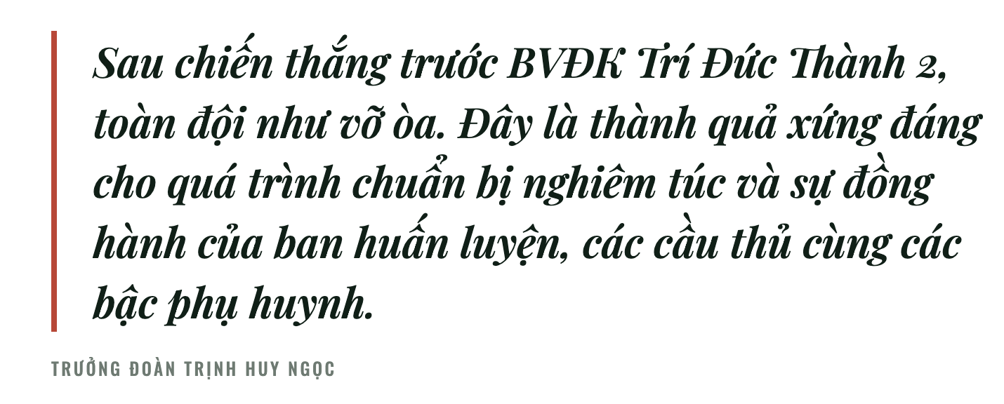 Nửa thập kỷ ươm mầm những giấc mơ sân cỏ