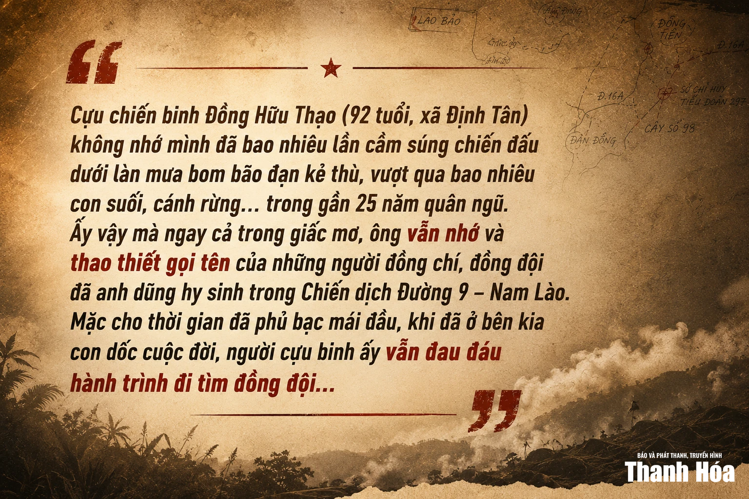 Từ ranh giới sinh tử đến hành trình đi tìm đồng đội