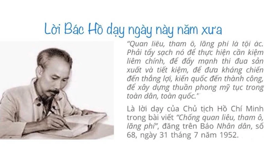 Ngày này năm xưa (31/7): Bác Hồ nhắc nhở phải chống quan liêu, tham ô, lãng phí