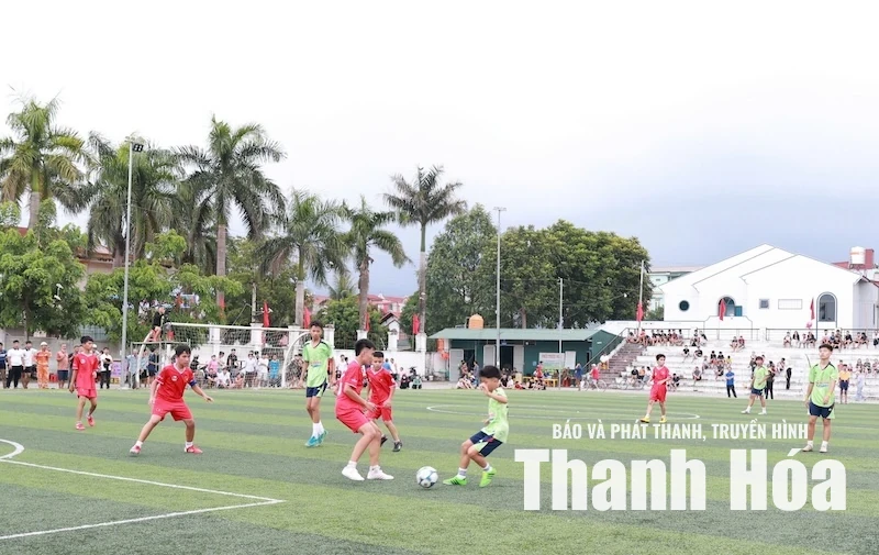 Sôi nổi Giải Bóng đá Thiếu nhi Thiệu Hóa - Cúp ALIVIA năm 2026