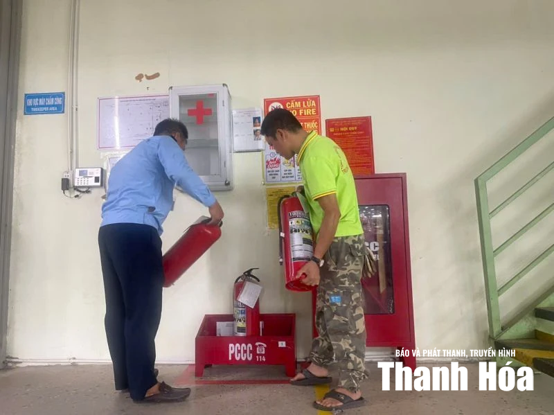 Chủ động phòng cháy, bảo vệ sản xuất