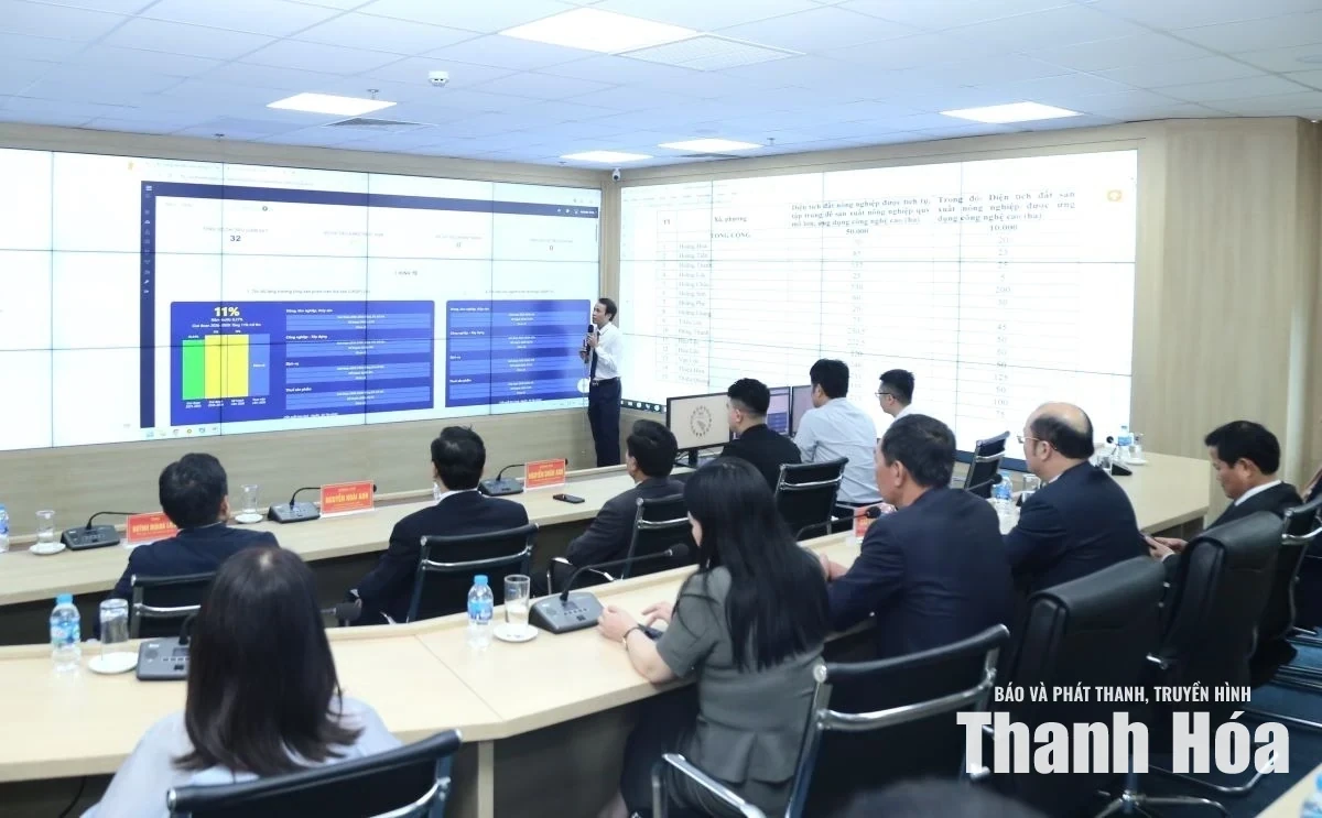 Triển khai thí điểm 15 kịch bản điều hành trên hệ thống IOC Thanh Hóa