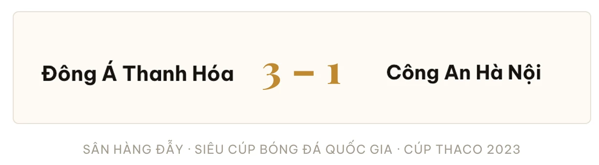 Ký ức Siêu cup Quốc gia 2023