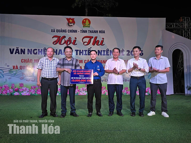 Sôi nổi hội thi văn nghệ Thanh thiếu niên hè năm 2026 xã Quảng Chính