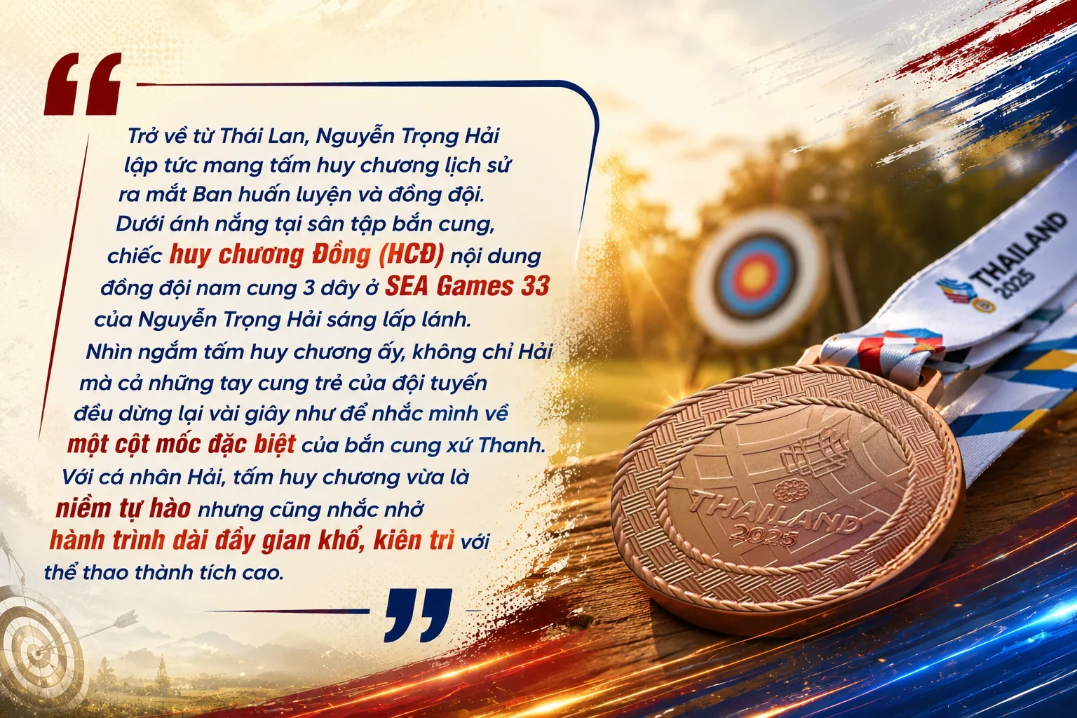 Từ ước mong của bà đến huy chương SEA Games