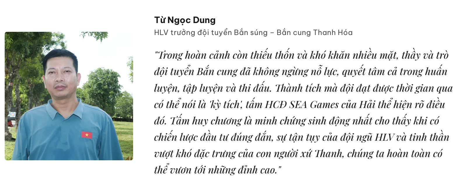 Từ ước mong của bà đến huy chương SEA Games
