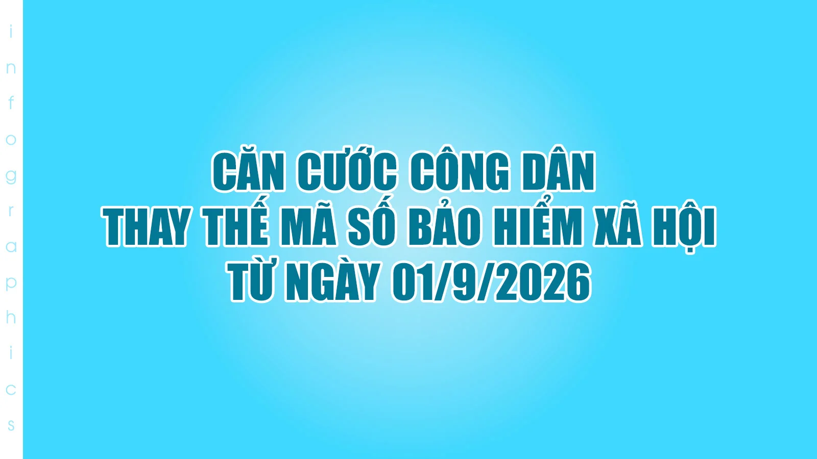 Căn cước công dân thay thế mã số BHXH từ ngày 01/9/2026
