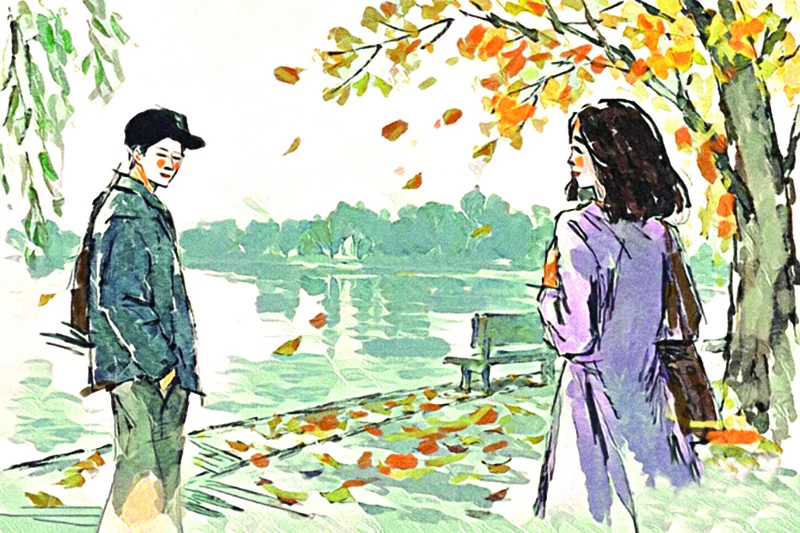Hoa, nắng, lá rụng, gió đông tan 