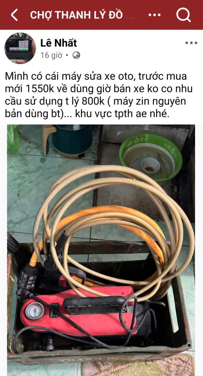 Khi đồ cũ được rao bán