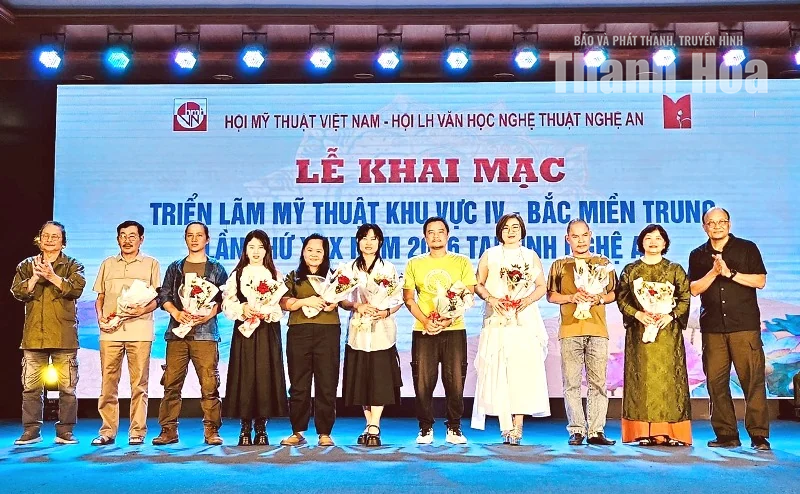 Mỹ thuật Thanh Hóa ghi dấu tại Triển lãm khu vực Bắc miền Trung lần thứ 30