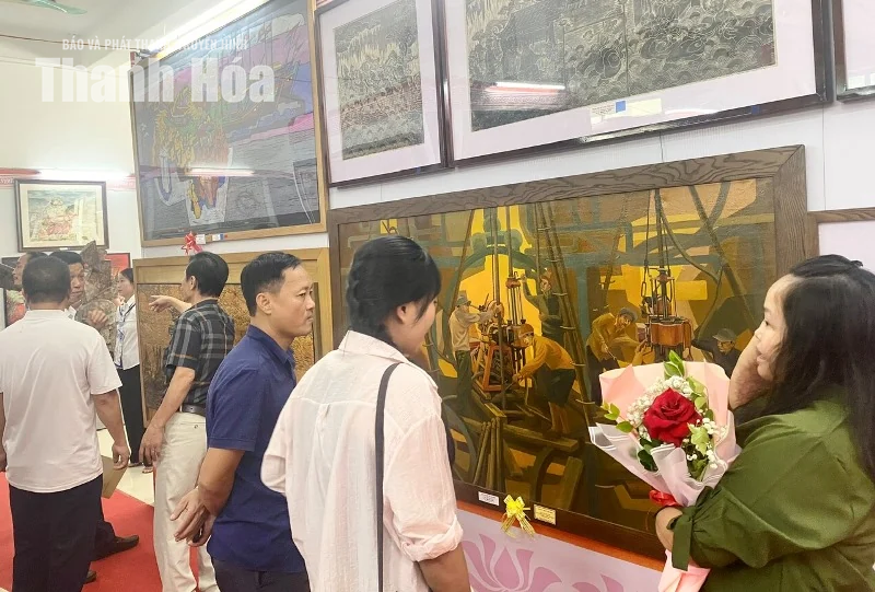 Mỹ thuật Thanh Hóa ghi dấu tại Triển lãm khu vực Bắc miền Trung lần thứ 30