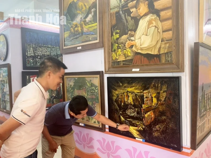 Mỹ thuật Thanh Hóa ghi dấu tại Triển lãm khu vực Bắc miền Trung lần thứ 30