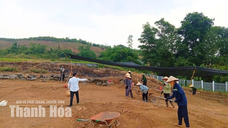 Cận cảnh hiện trường khai quật Đàn tế Nam Giao - Thành Nhà Hồ lần thứ 5