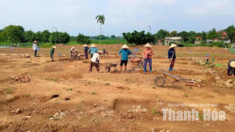 Cận cảnh hiện trường khai quật Đàn tế Nam Giao - Thành Nhà Hồ lần thứ 5