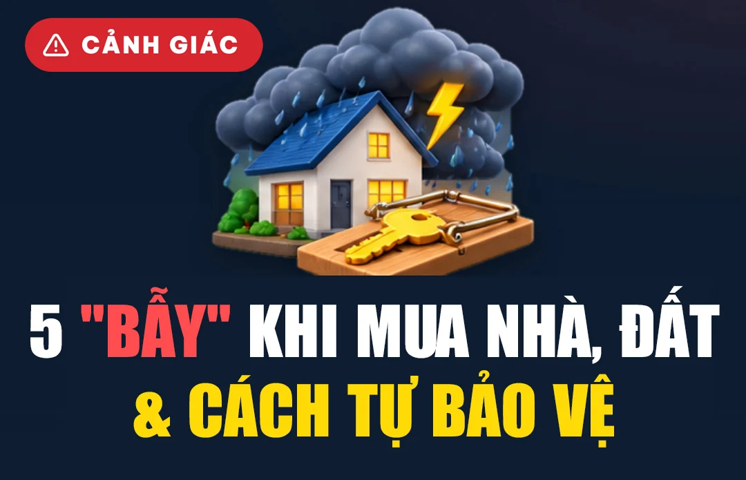 5 “bẫy” khi mua nhà, đất và cách tự bảo vệ