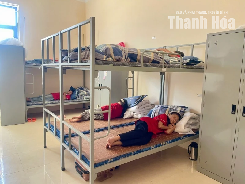 Học sinh Yên Khương đón nhận hoạt động nội trú