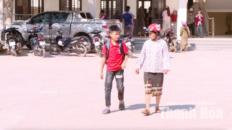 Học sinh Yên Khương đón nhận hoạt động nội trú