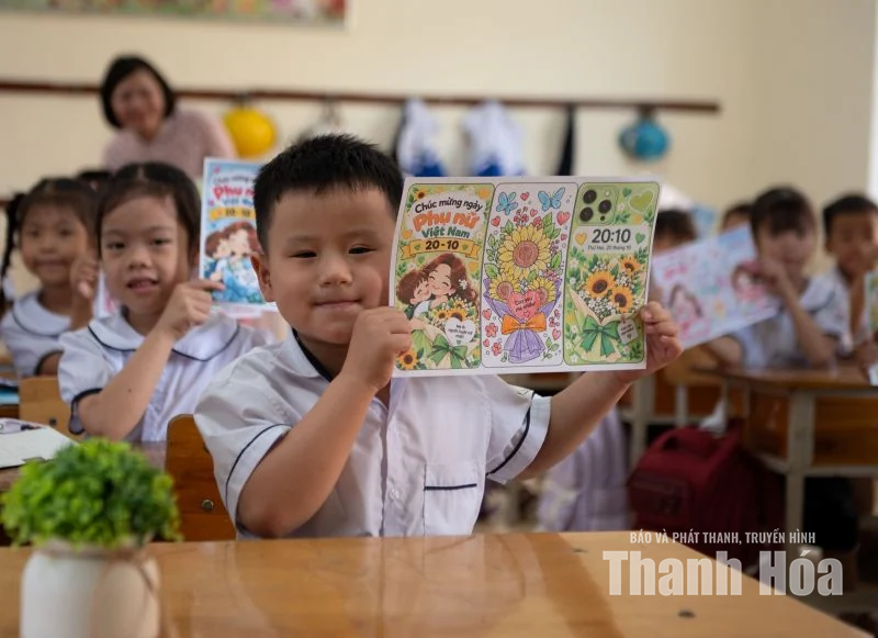 Lan tỏa yêu thương từ tiết học hoạt động trải nghiệm