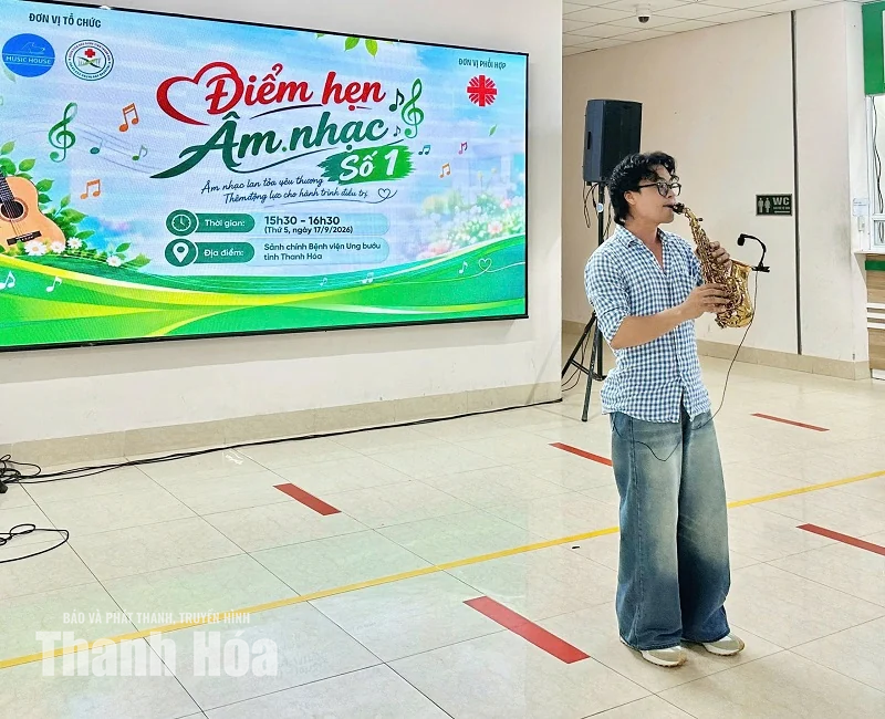 Điểm hẹn âm nhạc - Thắp sáng hy vọng cho bệnh nhân ung thư