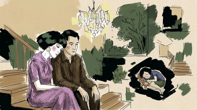 Giữa khoảng lưng chừng