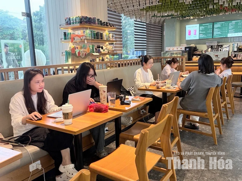Xu hướng cà phê học bài của người trẻ