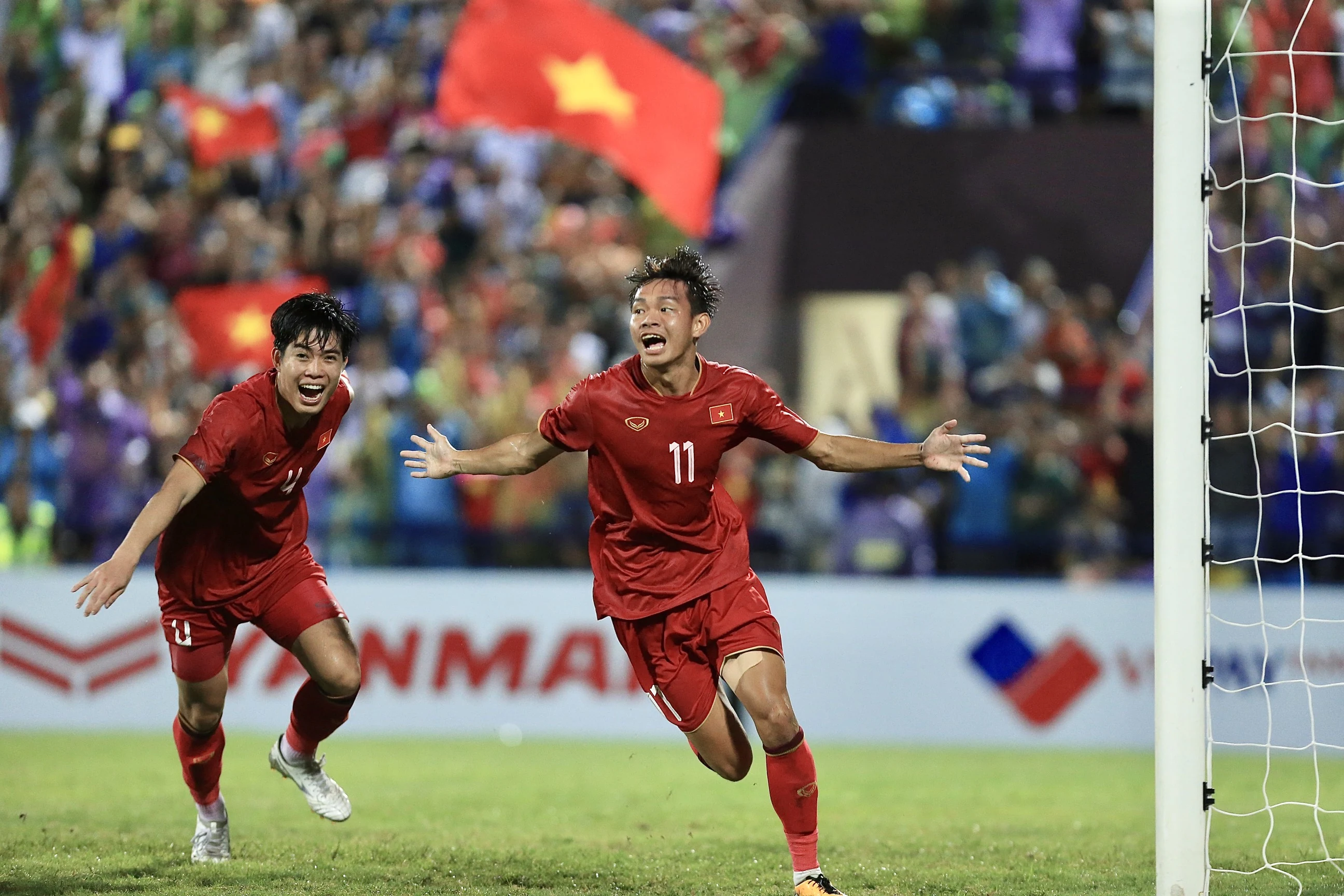 Những hình ảnh đẹp tại Bảng C - Vòng loại Giải Bóng đá U23 Châu Á