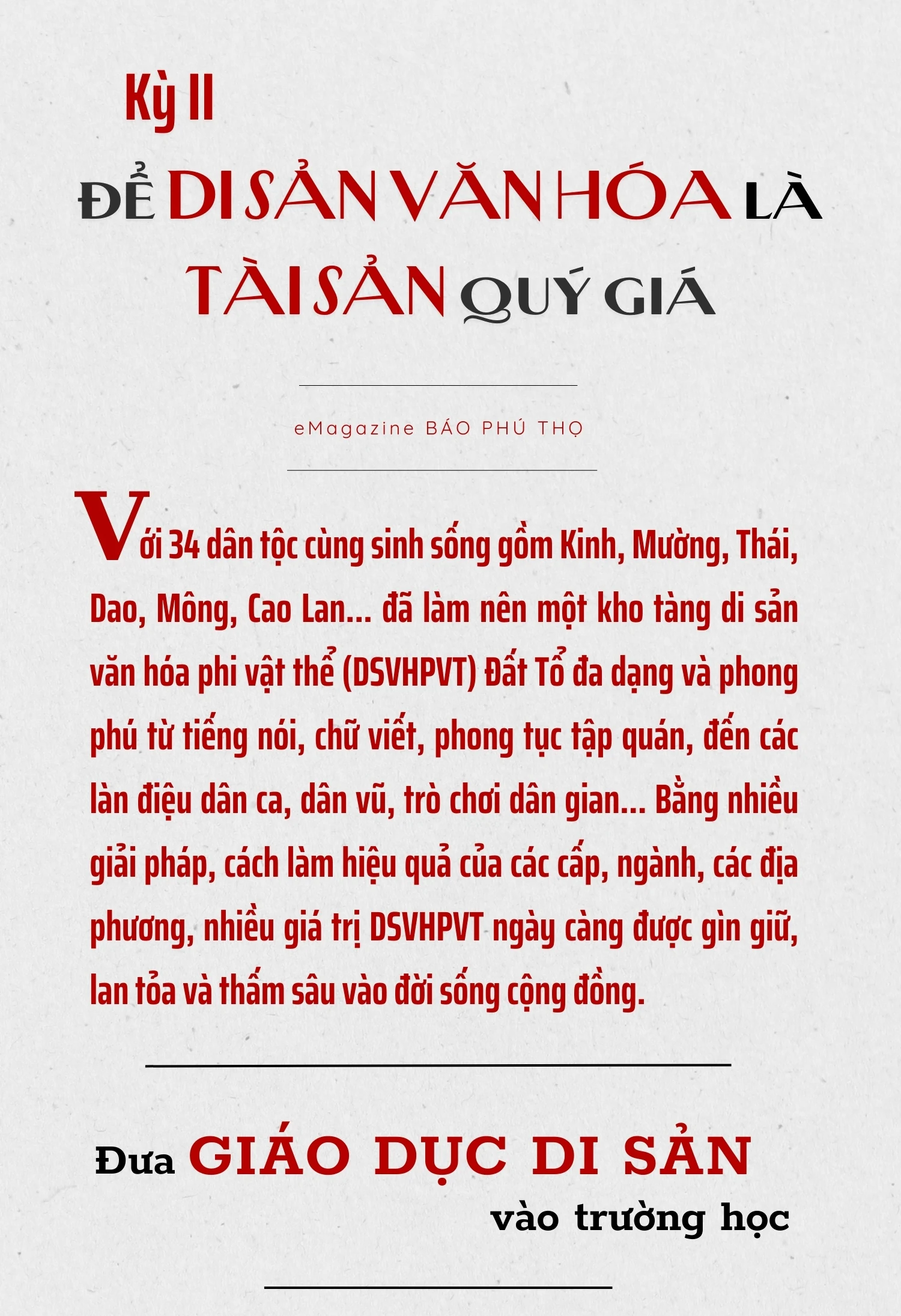 Kỳ II: Để Di sản văn hóa là tài sản quý giá